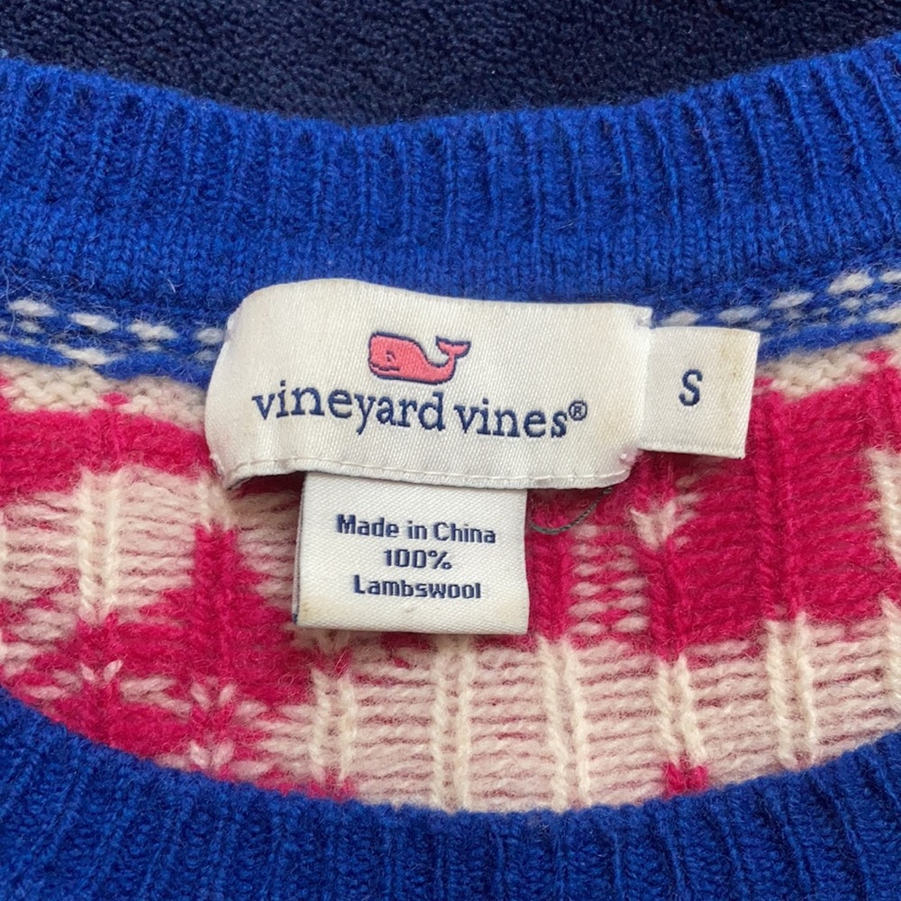 Vineyard Vines Fair Isle Lobster Sweater - Picture 2 of 8